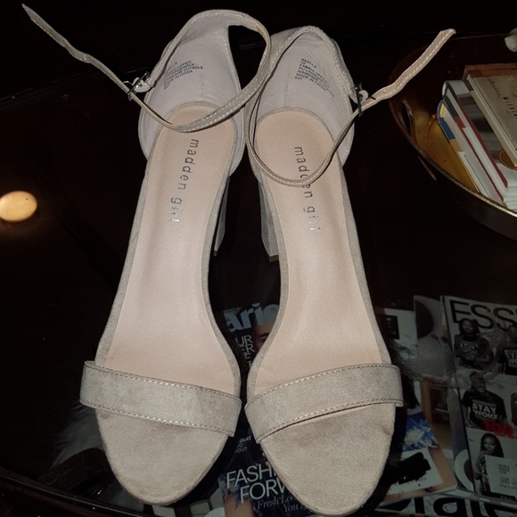 Nude Madden Girl Beella Sandal Heels - Picture 2 of 4